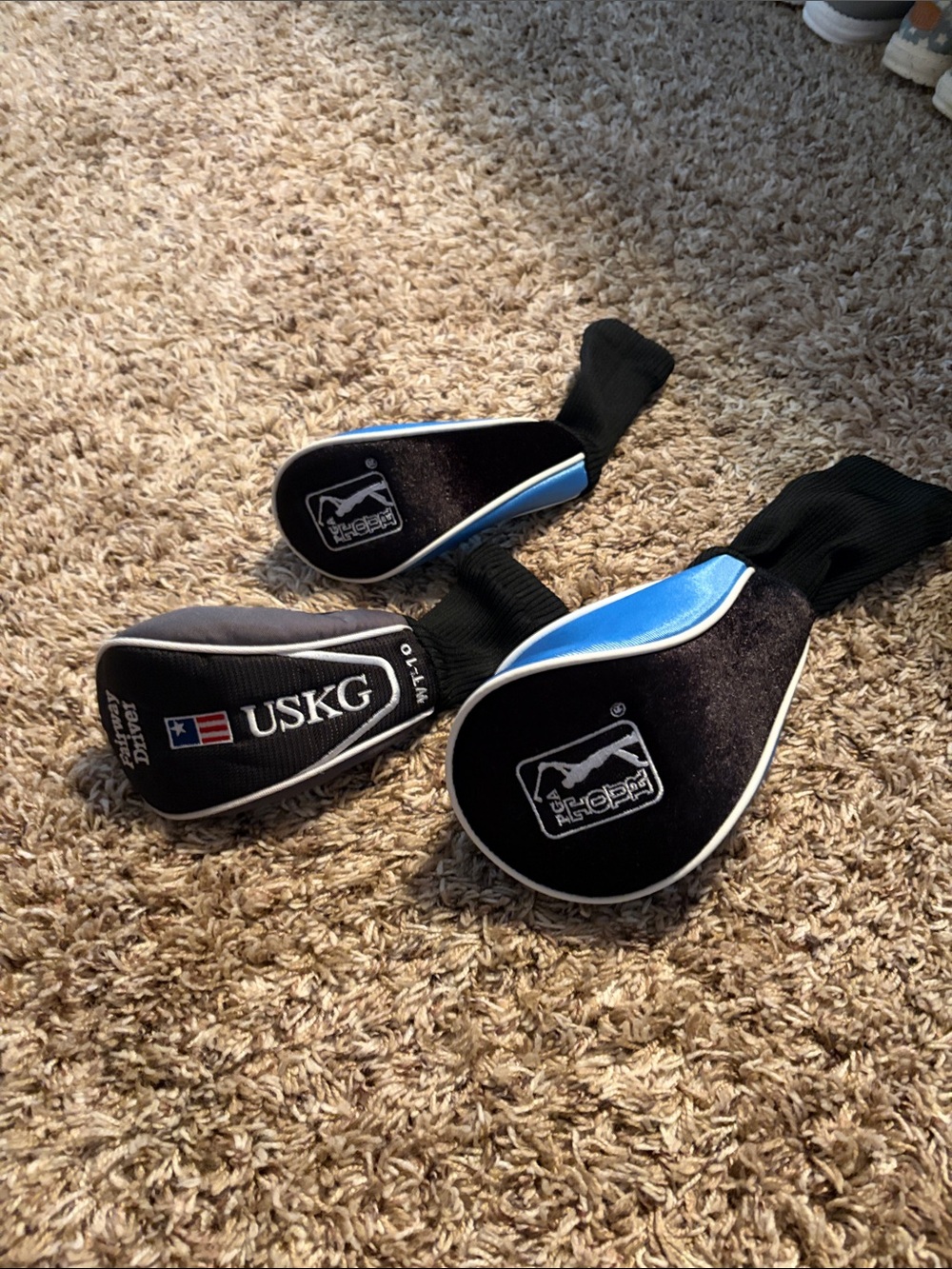 Black & Blue Youth Golf Club Headcovers - Set of 3